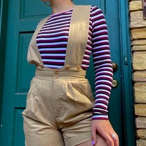 Vintage khaki overalls
